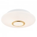 Argon CHICAGO plafon 2 pł. 2x15W (max) opal mat mosiądzowany 1030