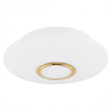 Argon CHICAGO plafon 2 pł. 2x15W (max) opal mat mosiądzowany 1030