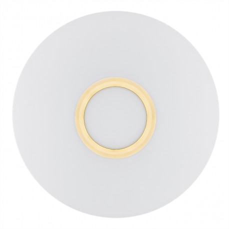 Argon CHICAGO plafon 2 pł. 2x15W (max) opal mat mosiądzowany 1030