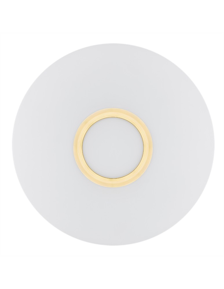 Round ceiling lamps - Argon CHICAGO plafond 2 fl. 2x15W (max) opal matt brass 1030 - product kolory-swiatla.pl 3