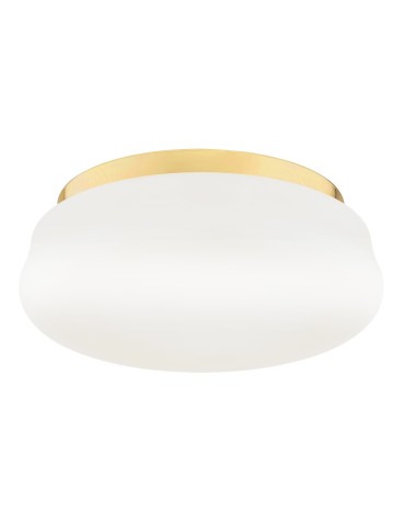 Argon OMBRA plafond 3 fl. 3x15W (max) opal mat brass elements 6142