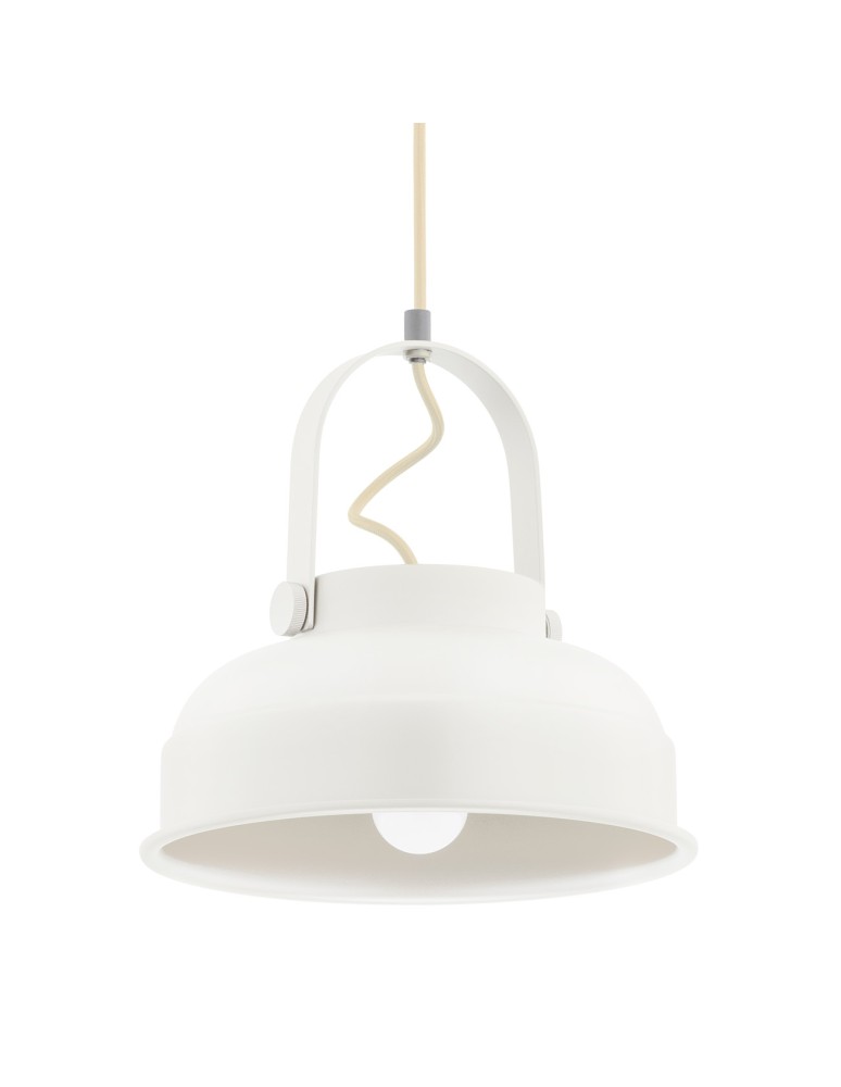 Industrial pendant lamps - Argon DAKOTA 1-fl. pendant lamp 1x15W (max) cream white 8284 - product kolory-swiatla.pl 4