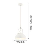 Industrial pendant lamps - Argon DAKOTA 1-fl. pendant lamp 1x15W (max) cream white 8284 - product 5