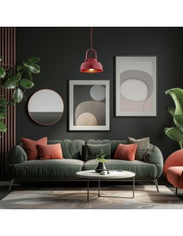 Argon DAKOTA 1-fl. pendant lamp 1x15W (max) red 8286 - product 2