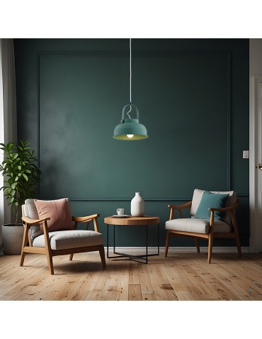 Argon DAKOTA lampa wisząca 1 pł. 1x15W (max) zielony 8287 - produkt 2