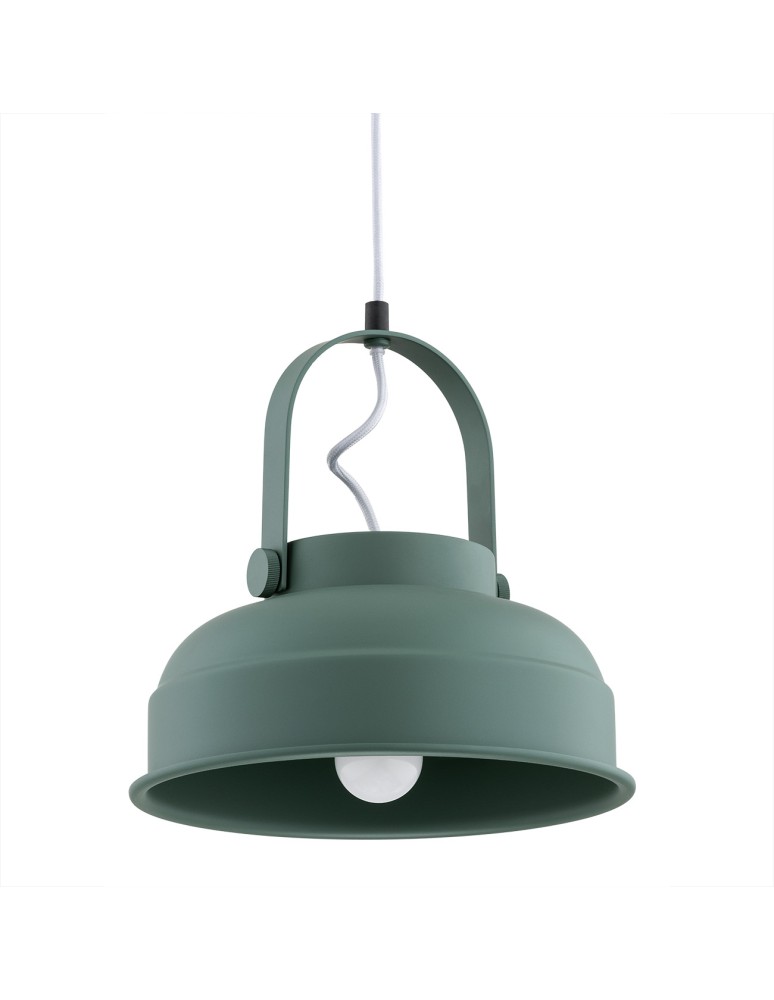 Industrial pendant lamps - Argon DAKOTA 1 fl. pendant lamp 1x15W (max) green 8287 - product kolory-swiatla.pl 4