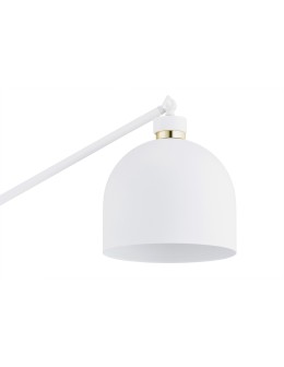 Argon DETROIT lampa podłogowa 1 pł. 1x15W (max) biały struktura elementy mosiądzowane 4734 - produkt 2