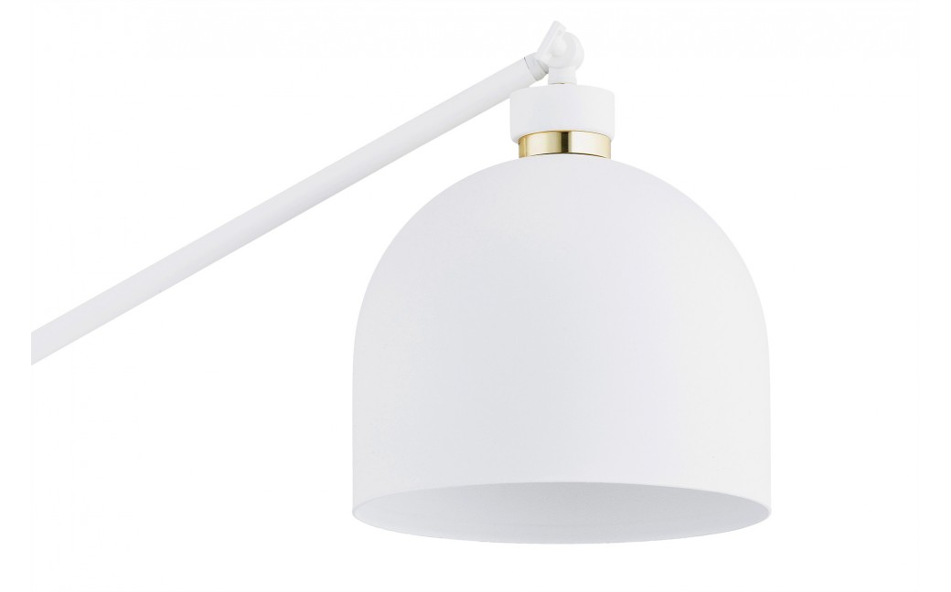 Argon DETROIT lampa podłogowa 1 pł. 1x15W (max) biały struktura elementy mosiądzowane 4734