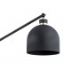 Argon DETROIT lampa podłogowa 1 pł. 1x15W (max) czarny struktura elementy mosiądzowane 4735