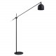 Argon DETROIT lampa podłogowa 1 pł. 1x15W (max) czarny struktura elementy mosiądzowane 4735