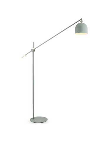 Argon DETROIT floor lamp 1 pł. 1x15W (max) sage structure brass elements 4736