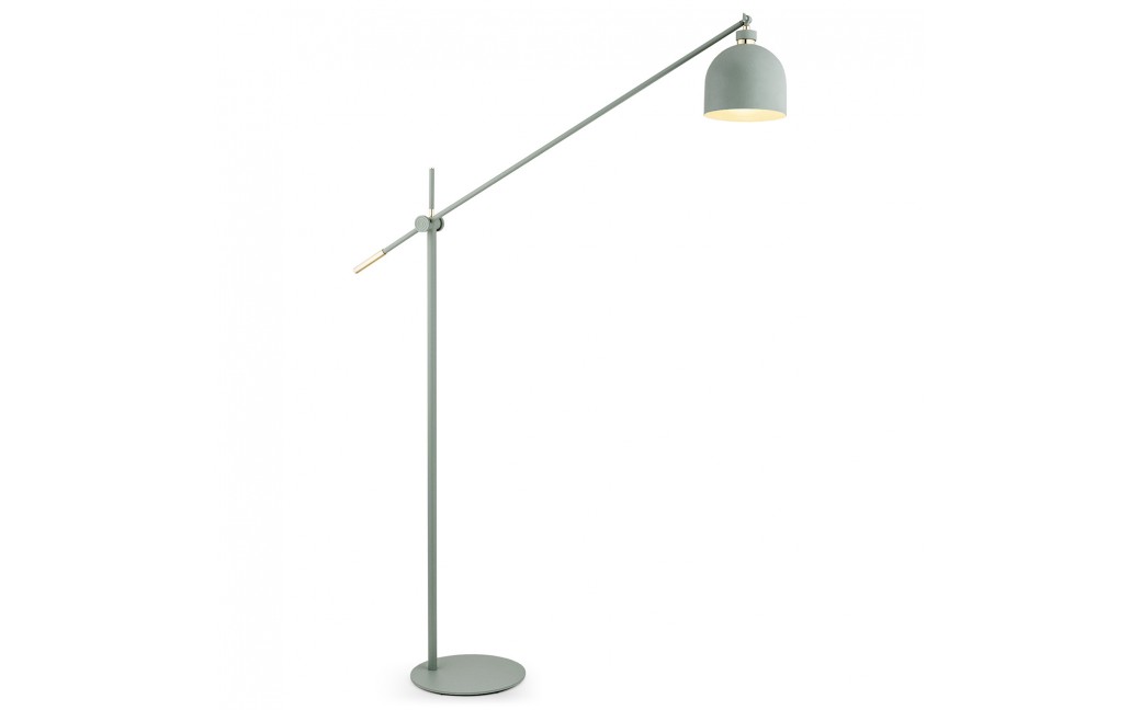 Argon DETROIT lampa podłogowa 1 pł. 1x15W (max) szałwia struktura elementy mosiądzowane 4736