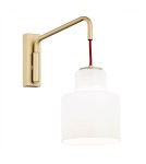 Wall lamps - Argon DIUNA wall lamp 1 pł. 1x15W (max) opal gold 8372 - product 1