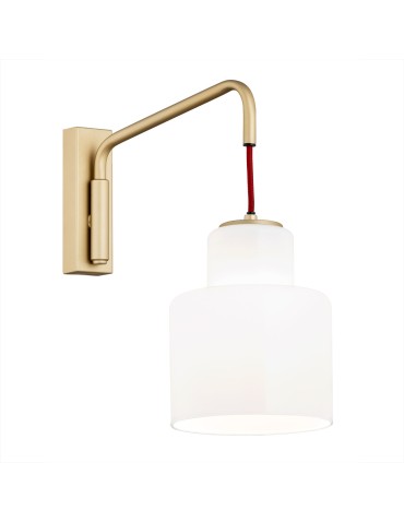 Argon DIUNA wall lamp 1 pł. 1x15W (max) opal gold 8372