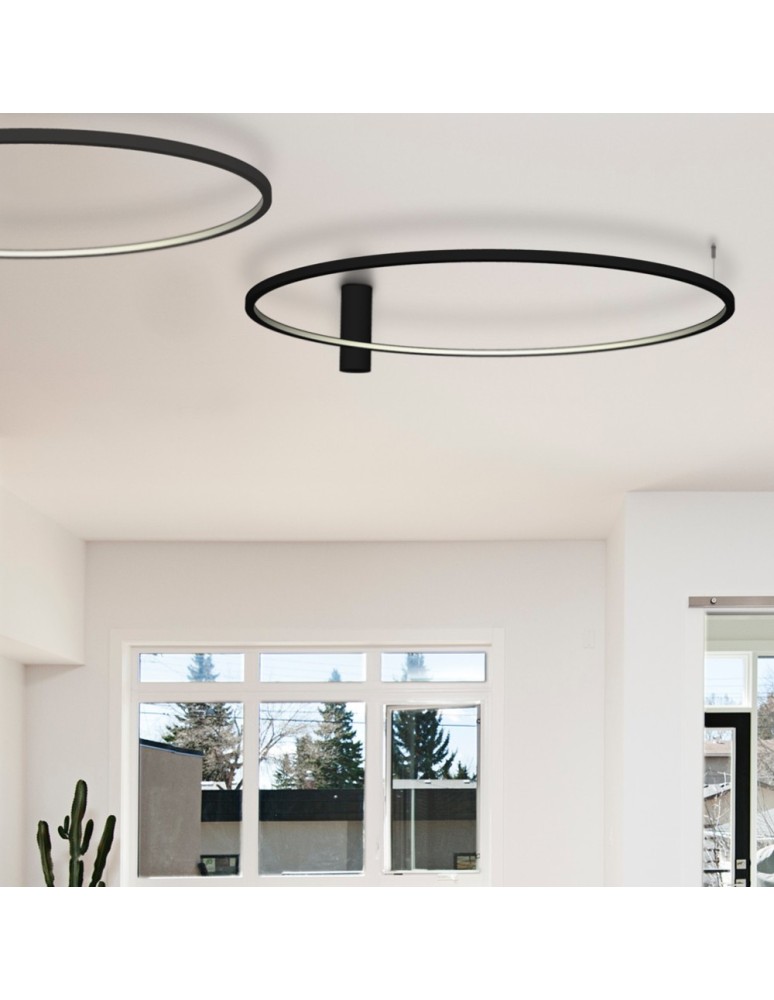 Large ceiling lamps - RAMKO Echo Circle Plafond 120 LED 67949 - product kolory-swiatla.pl 3