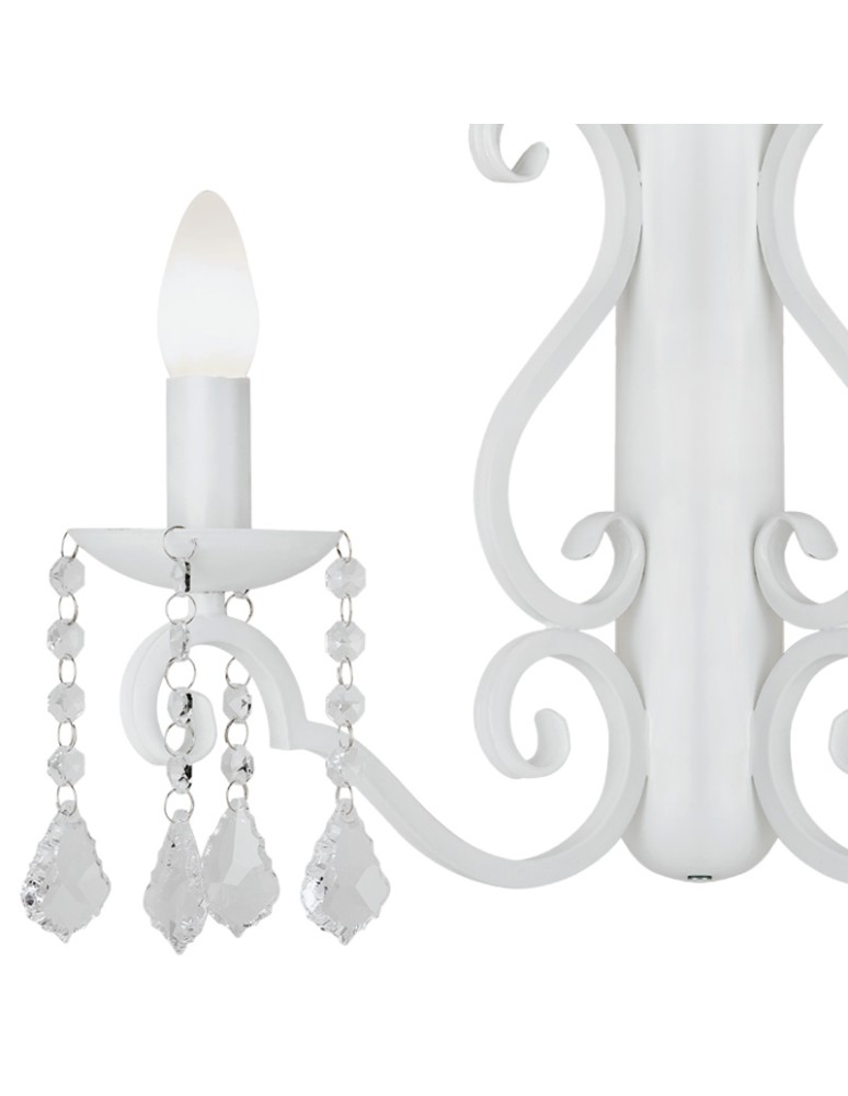 Wall lamps - Argon DIADEMA wall lamp 2 fl. 2x7W (max) white 7183 - product kolory-swiatla.pl 3