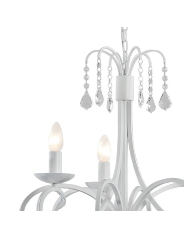 Argon DIADEMA 3 fl. chandelier 3x7W (max) white 6271 - product 2