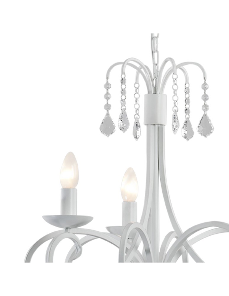 Chandeliers - Argon DIADEMA 3 fl. chandelier 3x7W (max) white 6271 - product kolory-swiatla.pl 2