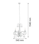 Argon DIADEMA żyrandol 3 pł. 3x7W (max) biały 6271