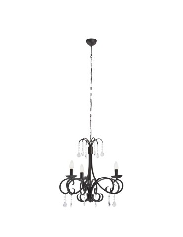 Argon DIADEMA żyrandol 3 pł. 3x7W (max) czarny 6272