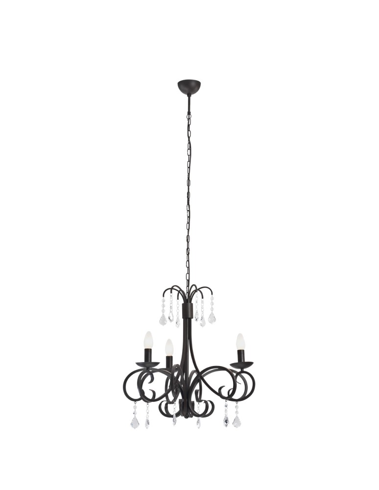 Argon DIADEMA żyrandol 3 pł. 3x7W (max) czarny 6272