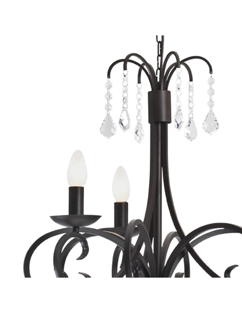 Argon DIADEMA żyrandol 3 pł. 3x7W (max) czarny 6272