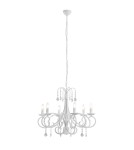Chandeliers - Argon DIADEMA 6 fl. chandelier 6x7W (max) white 2561 - product 1