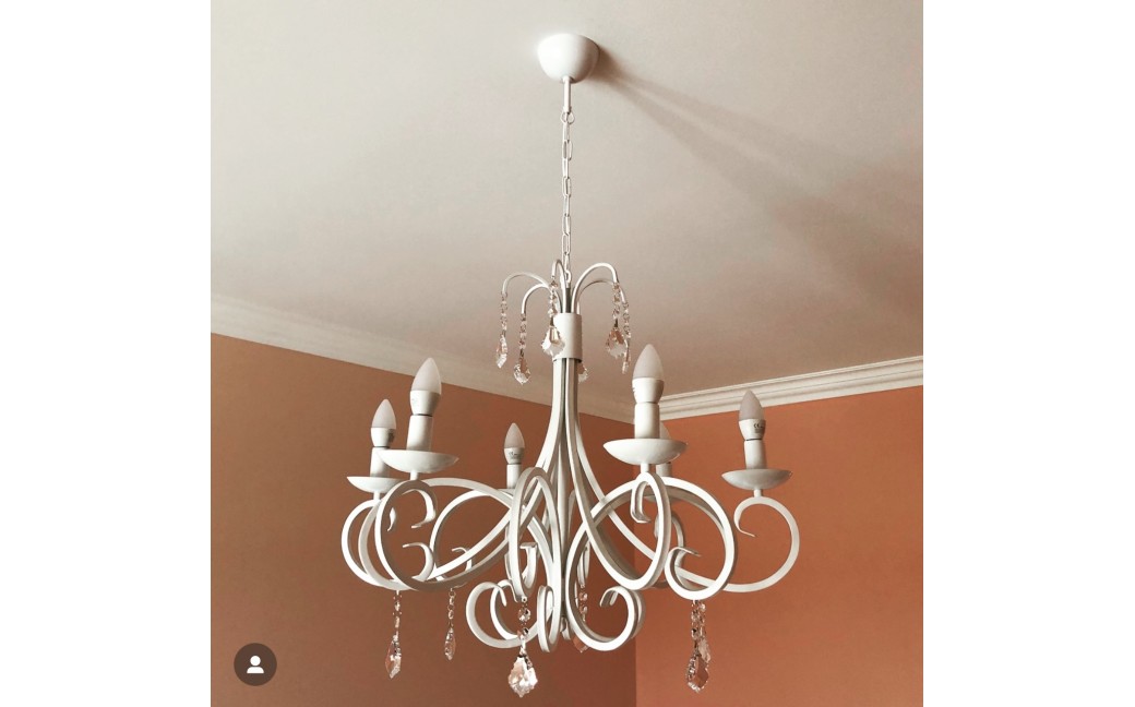 Argon DIADEMA żyrandol 6 pł. 6x7W (max) biały 2561