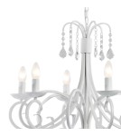 Chandeliers - Argon DIADEMA 6 fl. chandelier 6x7W (max) white 2561 - product 5