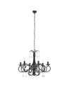 Argon DIADEMA 6 fl. chandelier 6x7W (max) black 2562