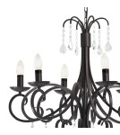 Argon DIADEMA żyrandol 6 pł. 6x7W (max) czarny 2562