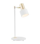 Desk lamps - Argon DORIA 1-fl. desk lamp 1x15W (max) white structure brass 4256 - product 1