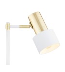 Desk lamps - Argon DORIA 1-fl. desk lamp 1x15W (max) white structure brass 4256 - product 5