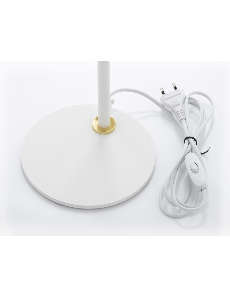 Desk lamps - Argon DORIA 1-fl. desk lamp 1x15W (max) white structure brass 4256 - product kolory-swiatla.pl 11