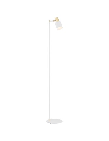 Argon DORIA 1 fl. floor lamp 1x15W (max) white structure brass 4258