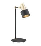 Desk lamps - Argon DORIA 1-fl. desk lamp 1x15W (max) black structure brass elements 4257 - product 1