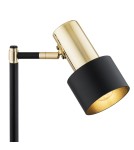Desk lamps - Argon DORIA 1-fl. desk lamp 1x15W (max) black structure brass elements 4257 - product 6