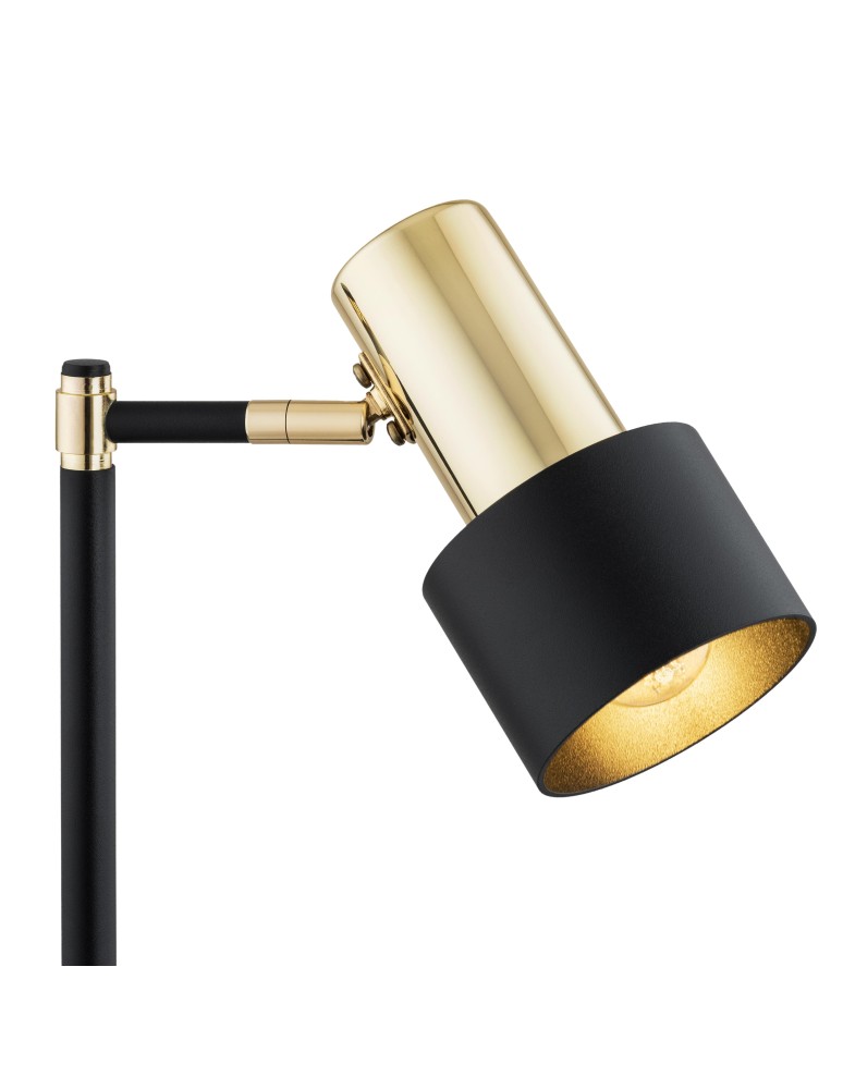 Desk lamps - Argon DORIA 1-fl. desk lamp 1x15W (max) black structure brass elements 4257 - product kolory-swiatla.pl 6