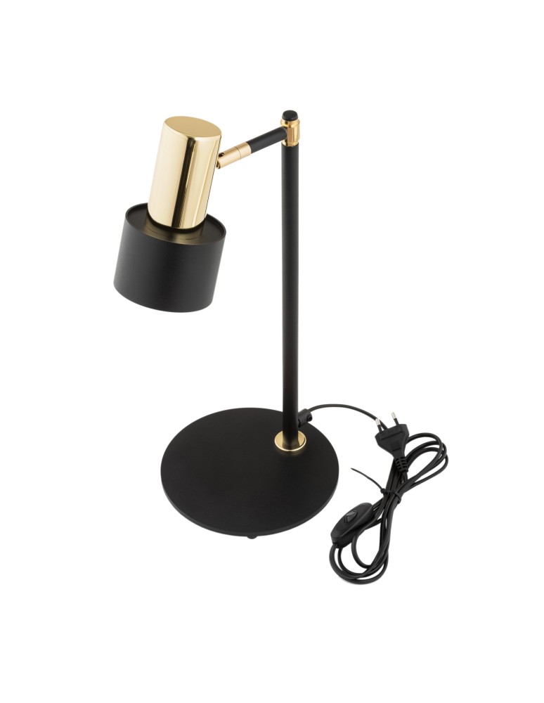 Desk lamps - Argon DORIA 1-fl. desk lamp 1x15W (max) black structure brass elements 4257 - product kolory-swiatla.pl 11