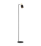Floor lamps for reading - Argon DORIA floor lamp 1 pł. 1x15W (max) black structure brass elements 4259 - product 1