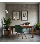 Wall lamps - Argon DORIA wall lamp 1 pł. 1x15W (max) sage structure brass elements 4315 - product 3