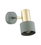 Wall lamps - Argon DORIA wall lamp 1 pł. 1x15W (max) sage structure brass elements 4315 - product 5