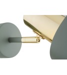 Wall lamps - Argon DORIA wall lamp 1 pł. 1x15W (max) sage structure brass elements 4315 - product 7