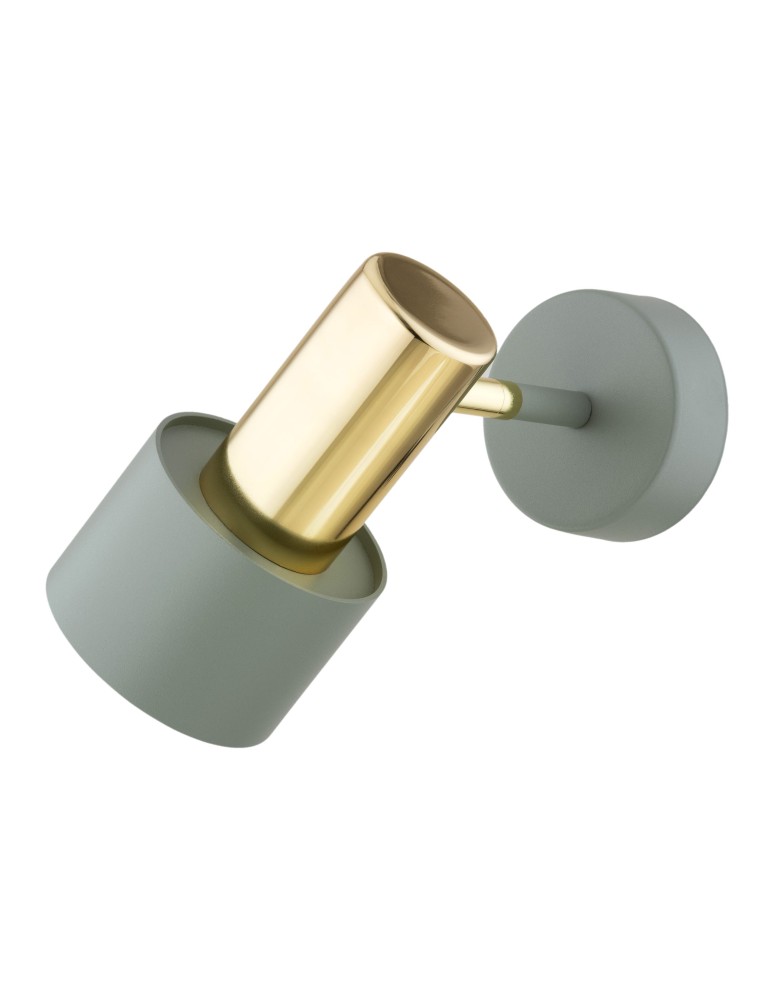 Wall lamps - Argon DORIA wall lamp 1 pł. 1x15W (max) sage structure brass elements 4315 - product kolory-swiatla.pl 8