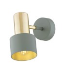 Wall lamps - Argon DORIA wall lamp 1 pł. 1x15W (max) sage structure brass elements 4315 - product 9