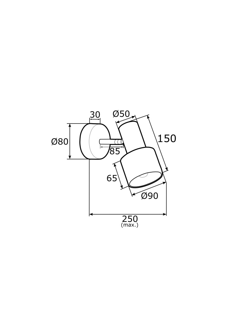 Wall lamps - Argon DORIA wall lamp 1 pł. 1x15W (max) sage structure brass elements 4315 - product kolory-swiatla.pl 12