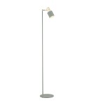 Floor lamps for reading - Argon DORIA floor lamp 1 pł. 1x15W (max) sage structure brass elements 4271 - product 1