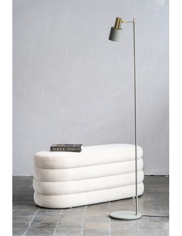 Argon DORIA floor lamp 1 pł. 1x15W (max) sage structure brass elements 4271 - product 2