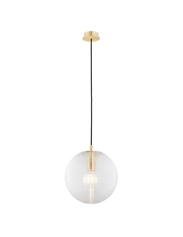 Pendant lamps spheres - Argon EVANS 8577 glass, brass - product kolory-swiatla.pl 1