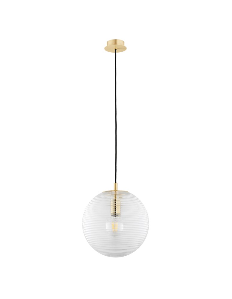 Pendant lamps spheres - Argon EVANS 8577 glass, brass - product kolory-swiatla.pl 2